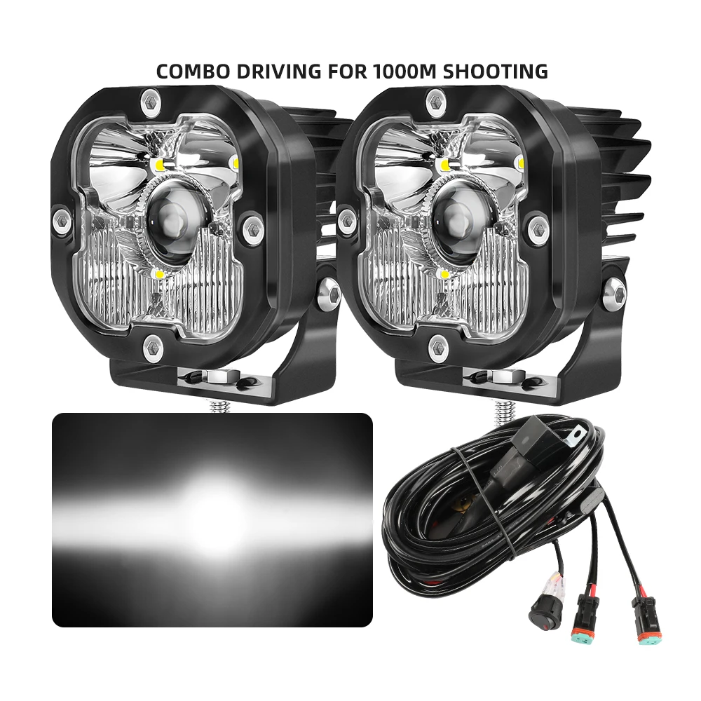 

Hot selling:Trucks 4X4 A-Pillar 3 Inch Pod Light for Jeep