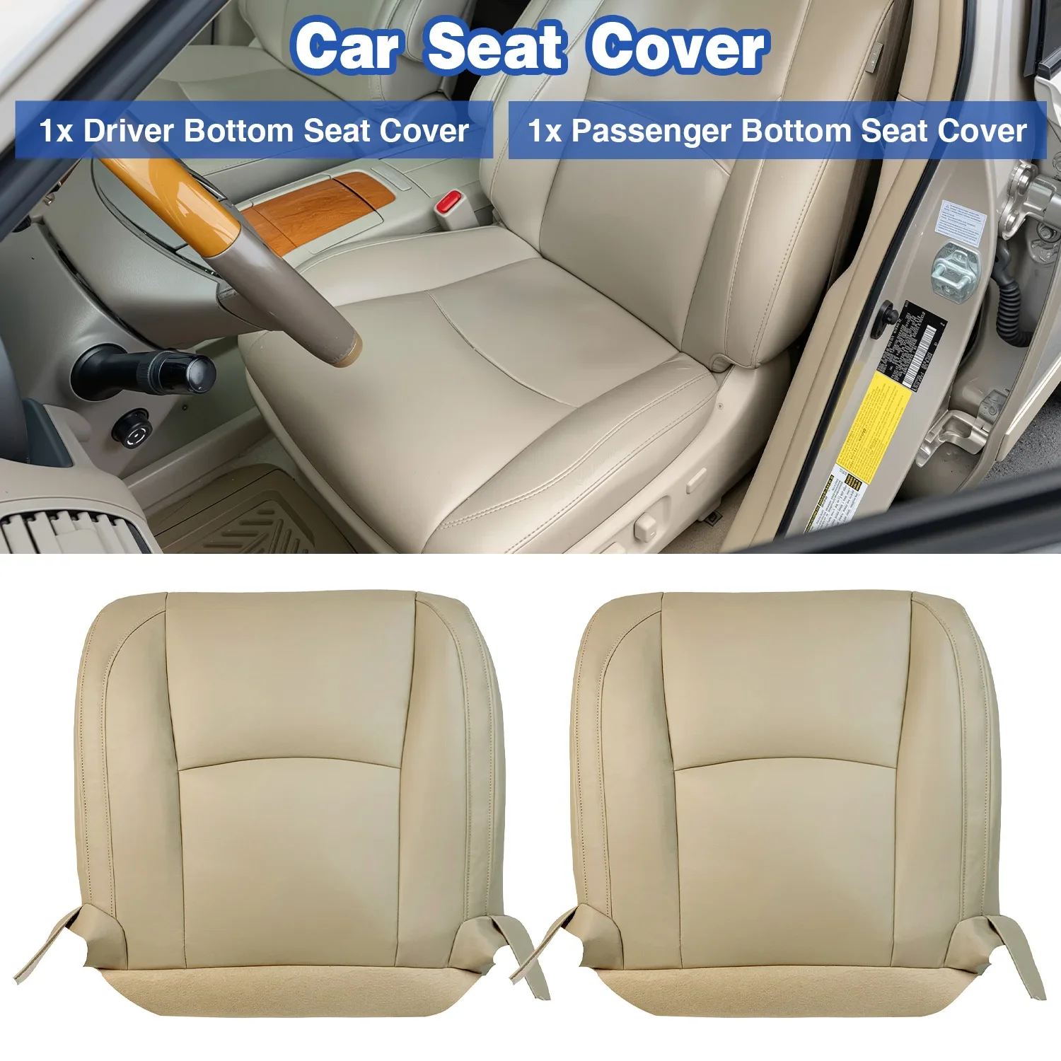 

Applicable to the 2003-2009 Lexus RX330, RX350 and RX400 seat kits (brown color)