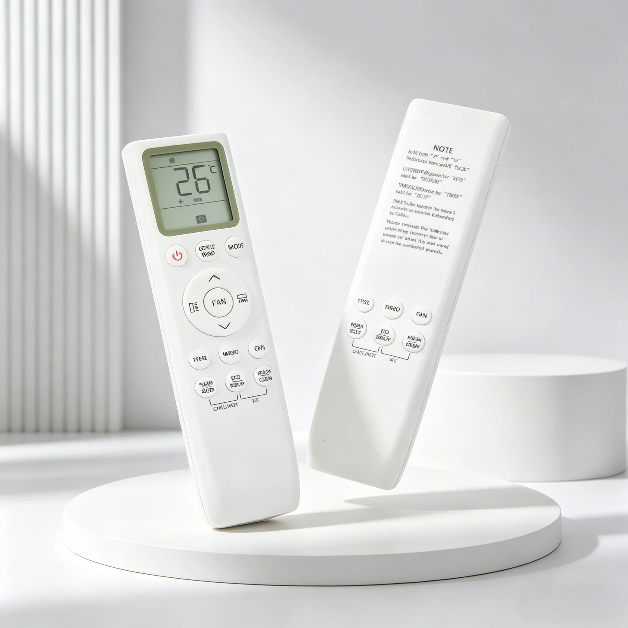 

002383 Air Conditioning Remote Control Cold & Heat Function Replacement Controller Compatible with Most Air Conditioners