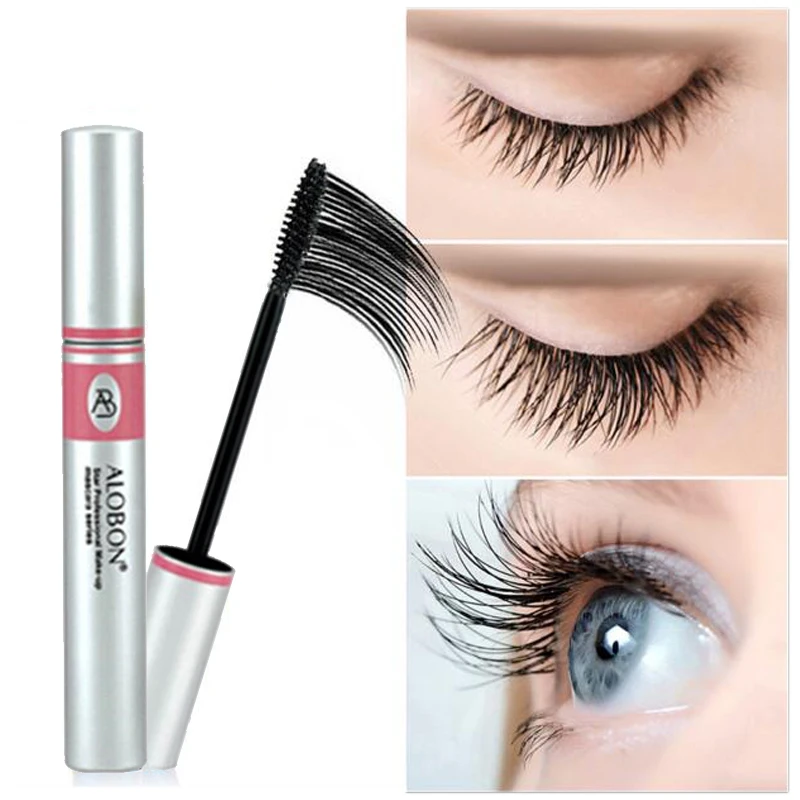 Natural Curl Effect ciglia in fibra senza grumi Mascara colore nero intenso Mascara arricciante facile da applicare per ciglia voluminose