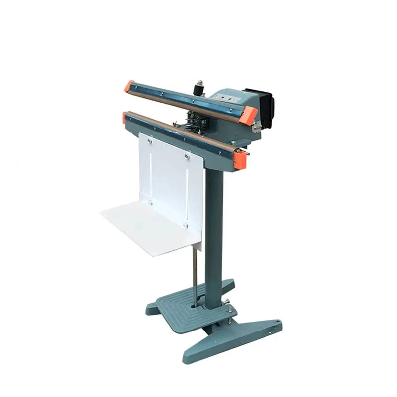 

Aluminum frame up and down heating foot pedal pulse heating sealing machine length plastic bag sealing machine film 350-650mm
