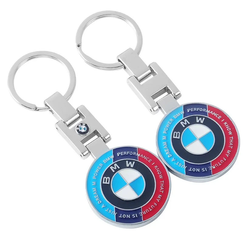 Car Logo Emblem Keychain Key Ring 50th anniversary Kith for BMW X1 X3 X4 X5 E46 E90 F20 E60 E39 F10 M1 M2 M3 M5 M6 E87 M Power