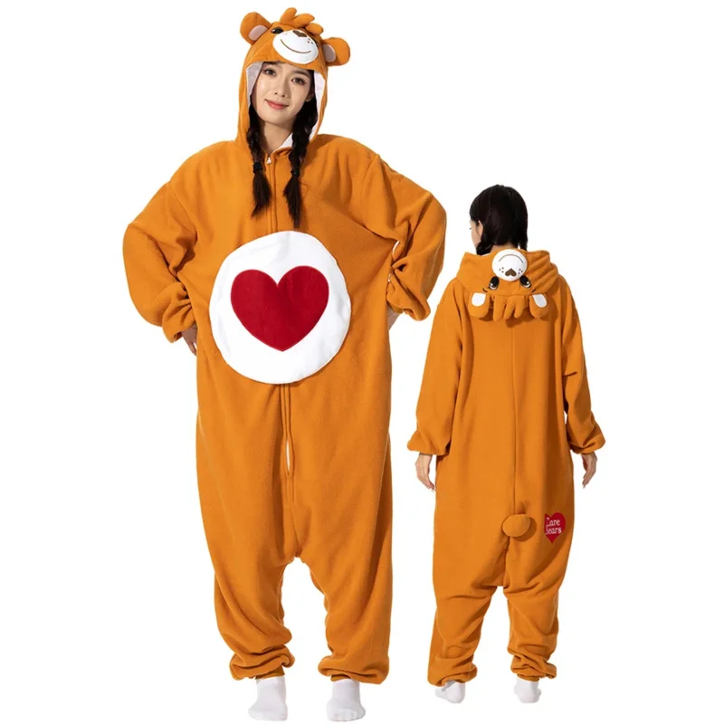 

2025 New Halloween Onesie For Women Men Adult Animal Kigurumis Pyjamas Cartoon Brown Blue Bear Pajamas Homewear Cosplay Cos ★ ★