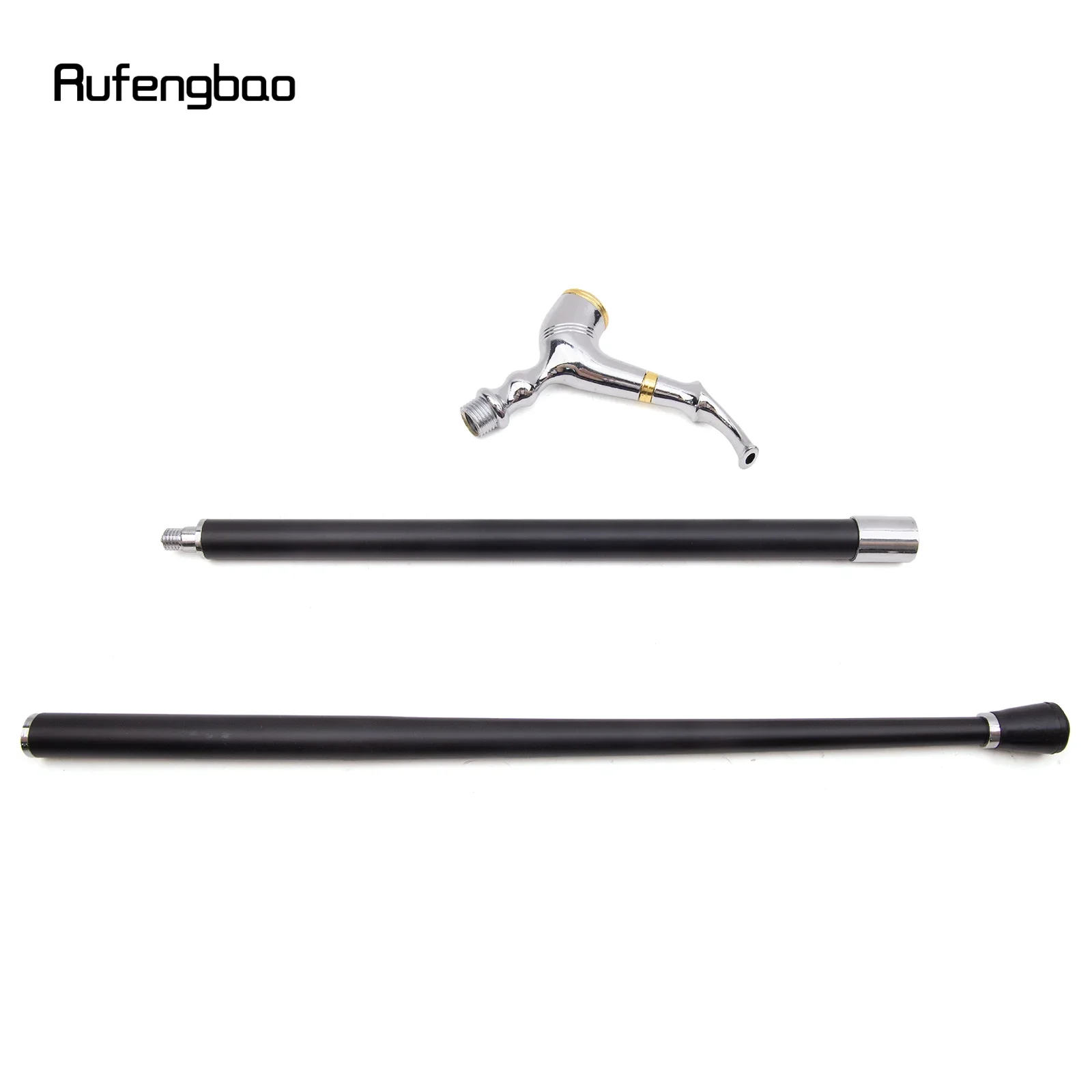 ท่อสีขาวรูปแบบหรูหราแฟชั่นเดิน Stick สําหรับตกแต่ง Cane Elegant Crosier KNOB Walking Stick 93 ซม