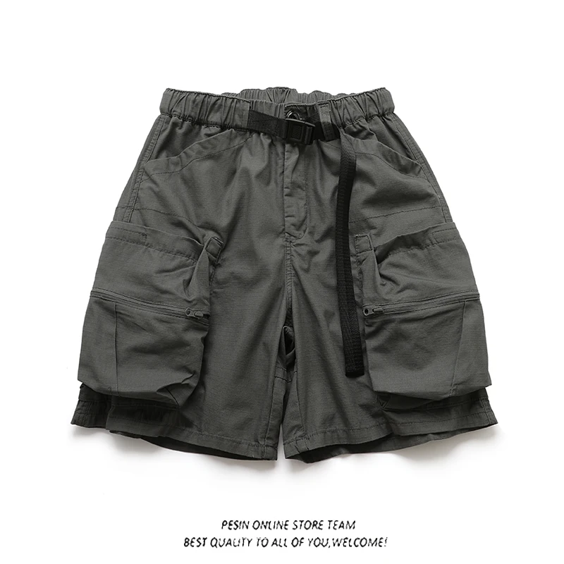 

Trendy Casual Workwear orts Loose Fit Straight Leg Five ket orts Youthful Energy Sle Summer Regular Thin