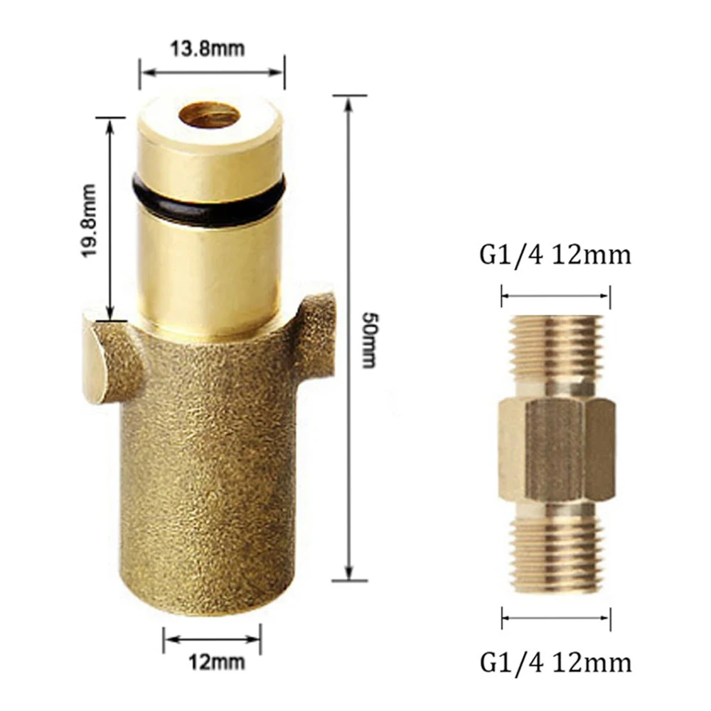 

High Pressure Washer Adapter For Nilfisk Gerni Series Connection For Snow Foam Lance Foam Generator Gun Car Washer