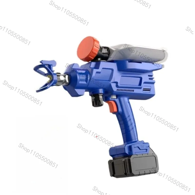 Electric lithium battery high voltage airless sprayer paint gun handheld spray gun