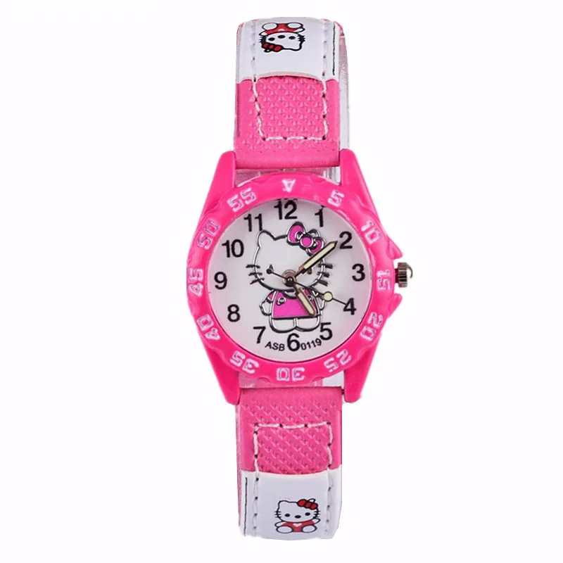 Anime Figure HelloKittys Cartoon Cute Toy Watch Red Student Women Watch Kids Fashion Premium Beauty Gifts