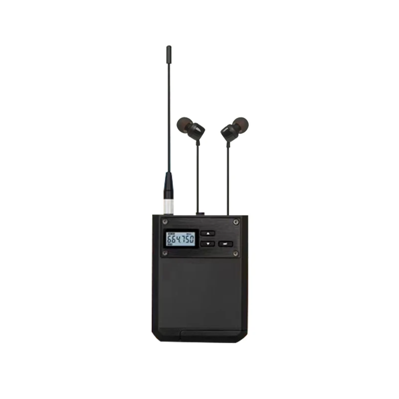 wireless In ear monitoring system, metal cell package, suitable for stage bands, church music