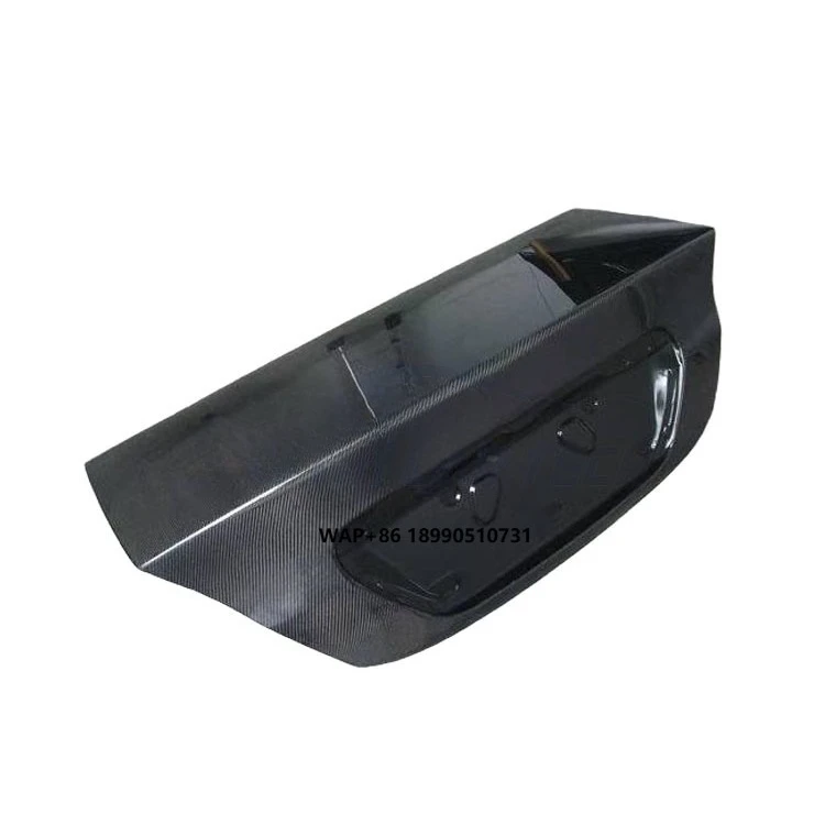 

For Lancer CS3 2006+ Carbon Fiber Trunk Lid Boot Lid Non-destructive Installation of Original Car Holes