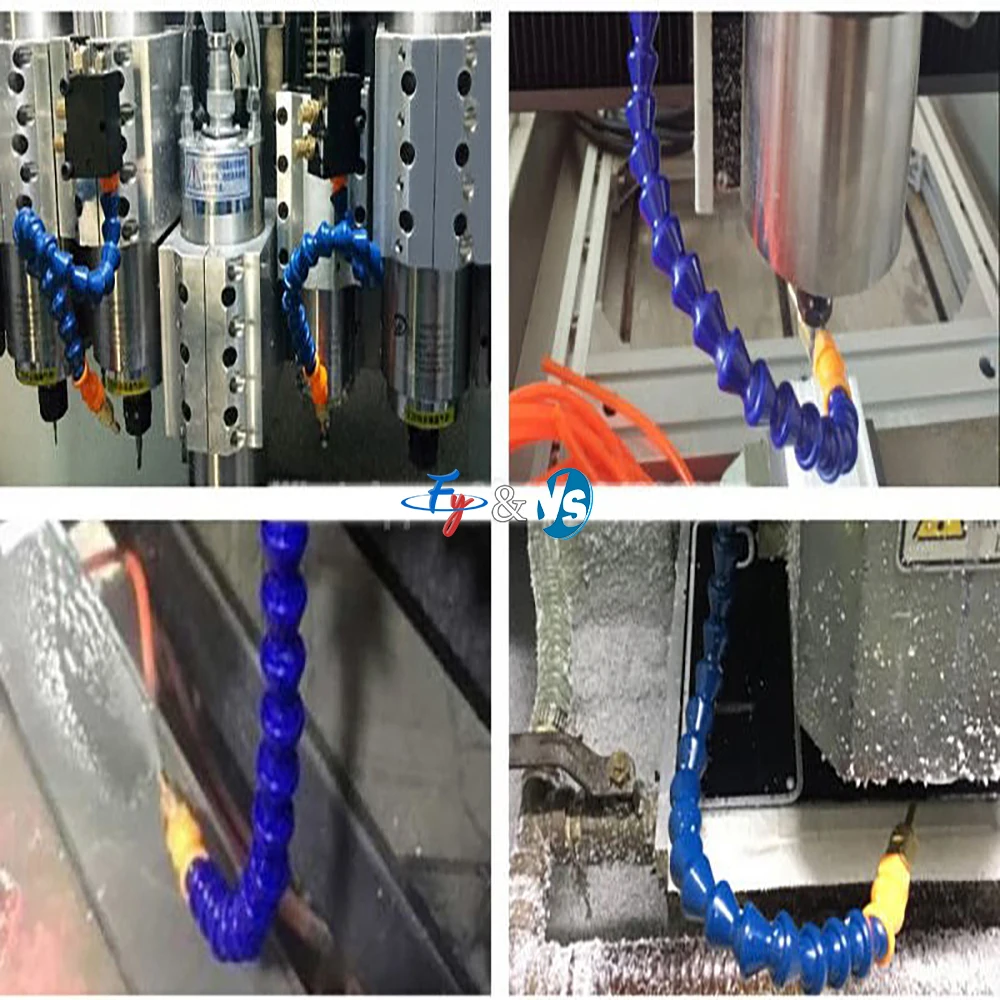 نظام CNC Coolant Mister التلقائي مع فلتر الهواء، صندوق التحكم، خزان المياه وبخاخ الرذاذ، فوهة رش أنبوب التبريد