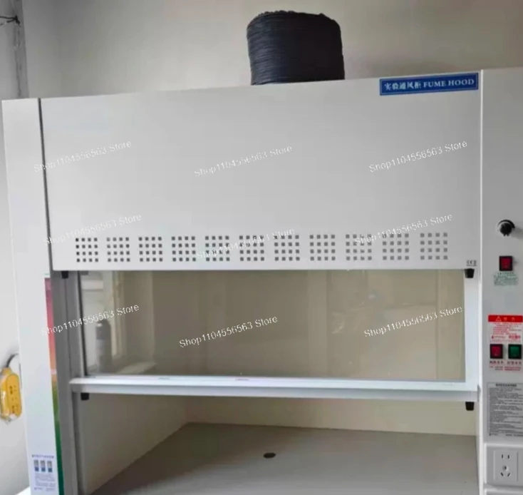 Laboratory bench-type all-steel integrated anti-corrosion fume hood