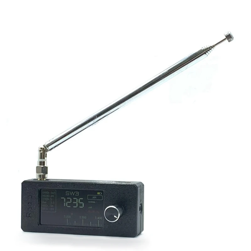 Y16A Nueva radio SI4732 de tamaño de bolsillo de 0,5-108 mhz, receptor, mini radio, antena telescópica ESP32-S3