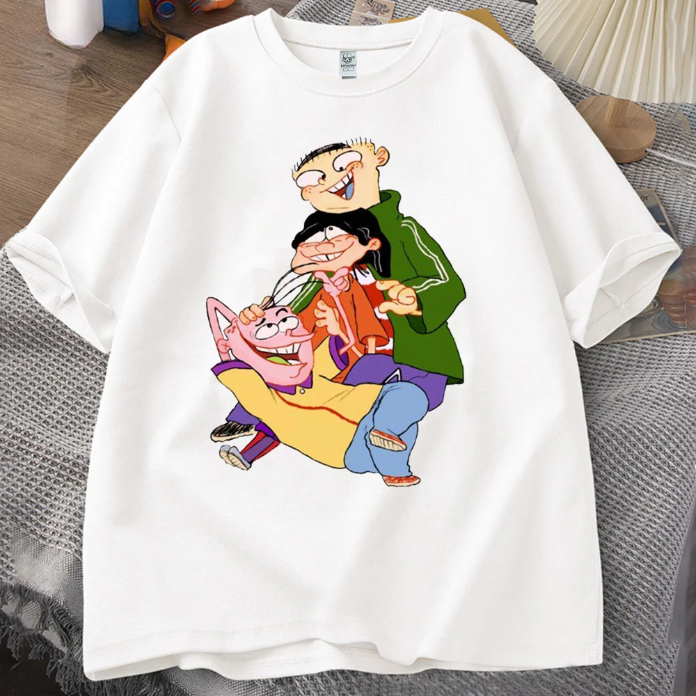 إد ، إد ن إيدي مان تي شيرت إد ، إد ن إيدي تي شيرت مطبوع إد ، إد ن إيدي 90's مضحك تي شيرت الكرتون الشكل الجرافيك تي شيرت #5