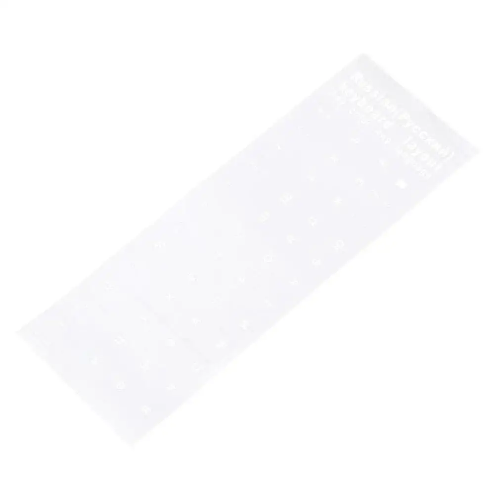 Couverture de clavier pour ordinateur portable, film autocollant transparent, langue russe, lettre, anti-poussière, accessoires pour ordinateur portable, P6b4, 1PC