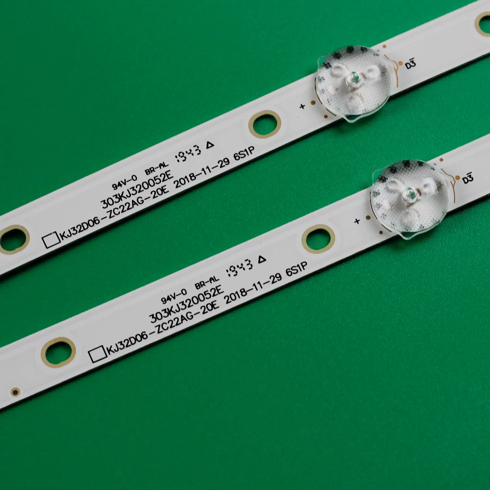 Imagem -06 - Tira Led para 32lh7030s H32d7000m 32dh49-t2 Ex32ht002b 32les50t2sm Kj32d06-zc22ag20e 09 12 303kj320052e Dled32hd 2x6 Pcs