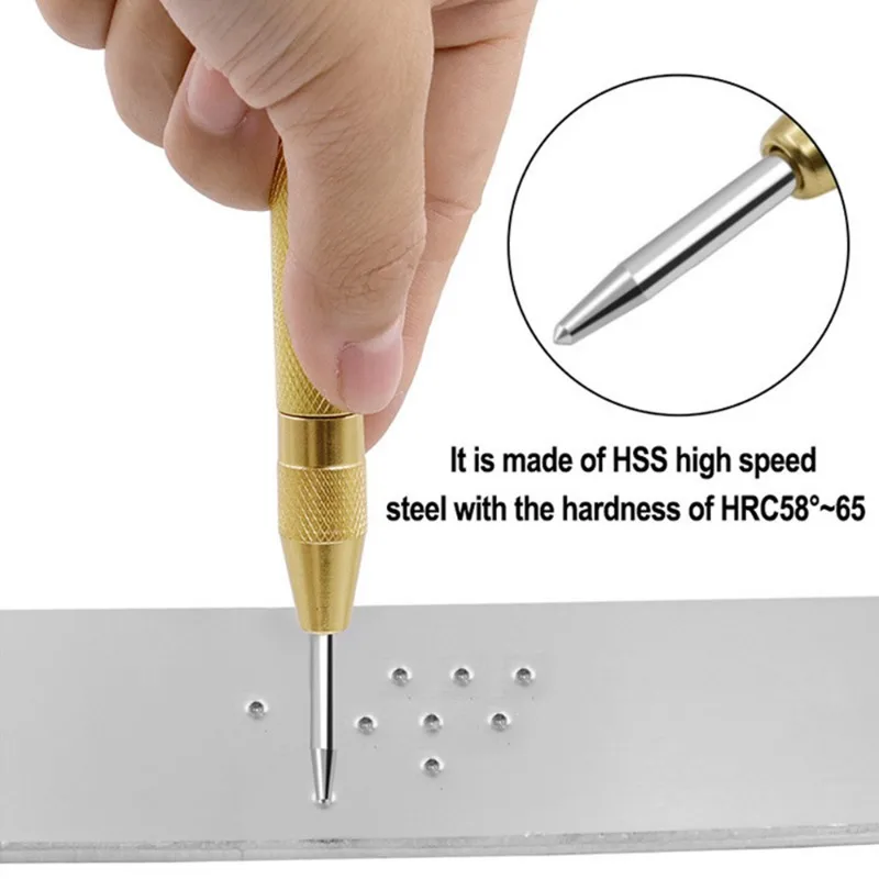 Center Punch Step Drill Bit Saw Set para Carpintaria, Metal Core Hole Opener, Haste Triangular, 7Pcs