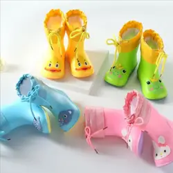 Children's Rain Boots Boy Girl's Solid Colour Waterproof Rain Boots Comfy Non Slip Durable Water Shoes For Kid's Outdoor