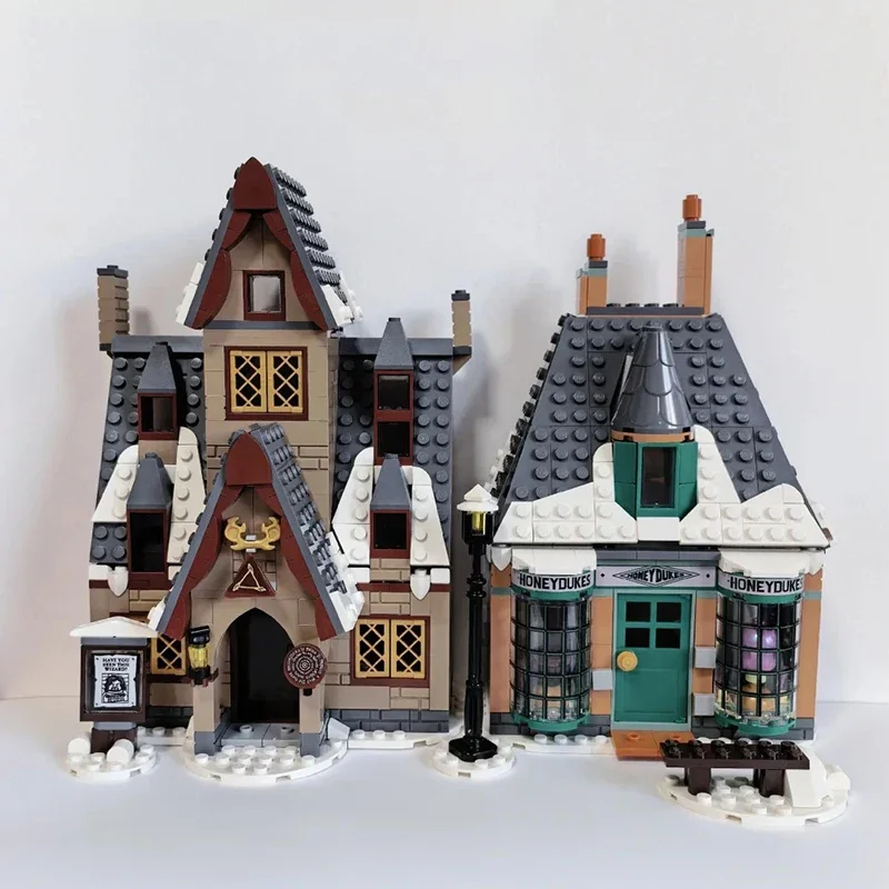 New Movie Village Visite Hogsmeade 851Pcs Moc Compatible 76388 Building Block Set Toys For Boys Girls Adult Birthday Gift