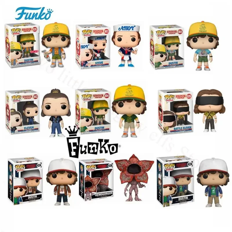 NEW FUNKO POP 1244# 674# ROBIN 426# WILL 552# 1243# MAX 1240# DUSTIN 1245# 638 STEVE 881 SUZIE 1250 EDDIE Action Figure Toy