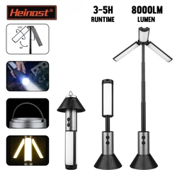 Heinast Multi-Functional Camping Light Cmping Light / Flashlight 2 In 1 Fretable Light Pole Suitable For Outdoor Campinge Retrac