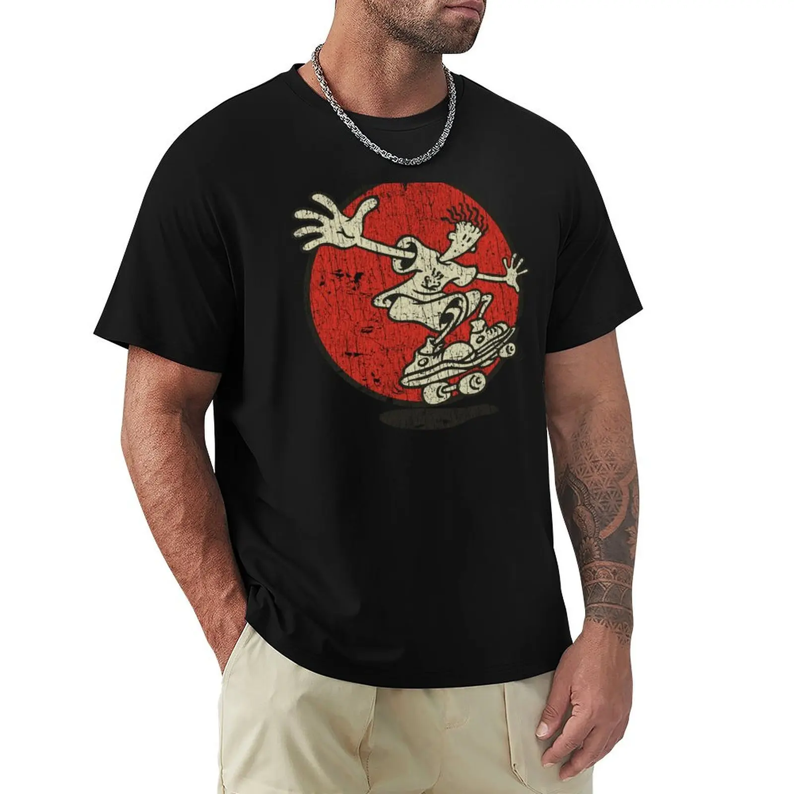 

Fido Dido Keep on Skating 1985 T-Shirt Novelty Graphic Tee Shirt