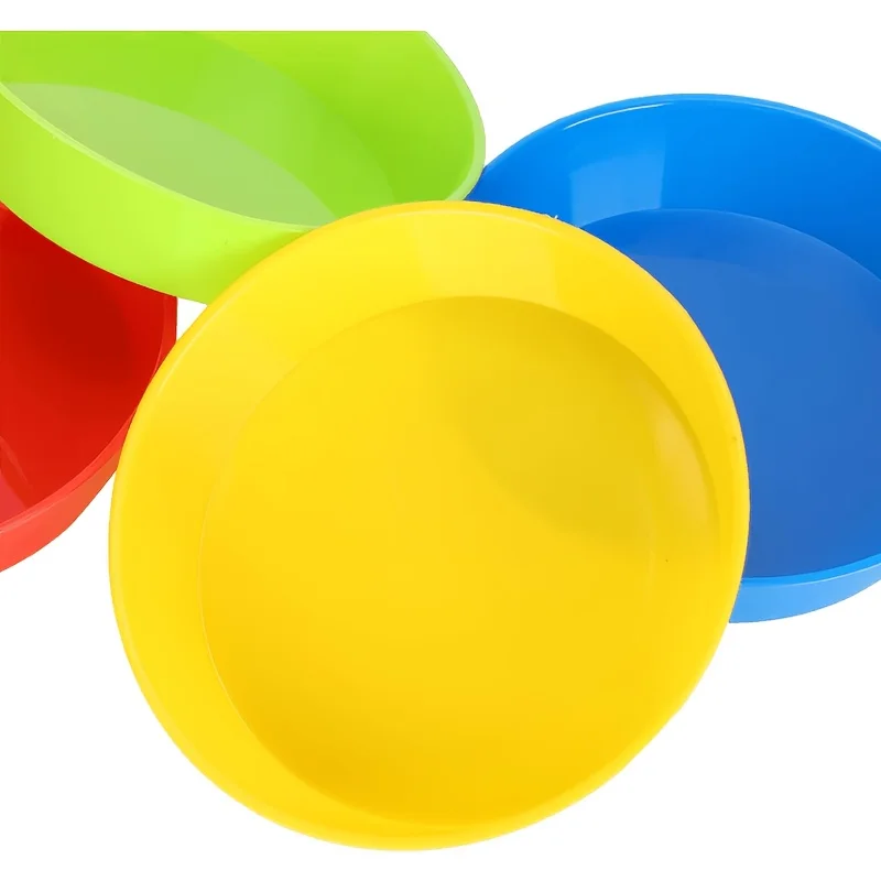 لوحة الصباغ، أوعية المزيج للرسم الفني، أوعية طلاء بلاستيكية مستديرة نابضة بالحياة مكونة من 5 قطع - مثالية للرسم الزيتي لون الرسم الفني. #5