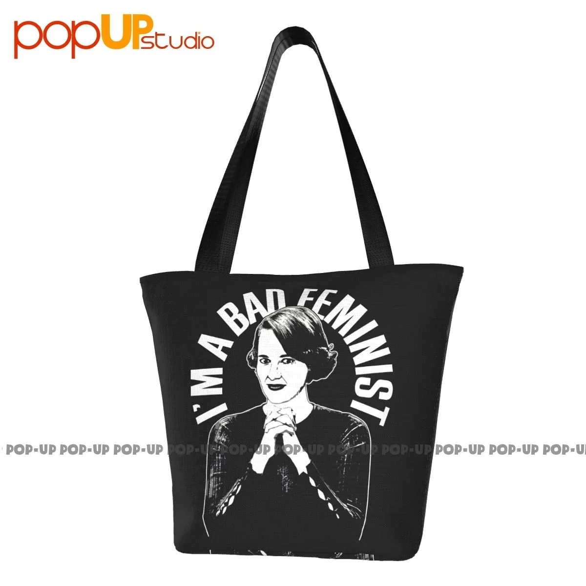 

Fleabag I'M A Bad Feminist Phoebe Iconic Tv Cute Handbags Lunch Bag Shopping Bag Eco-Friendly