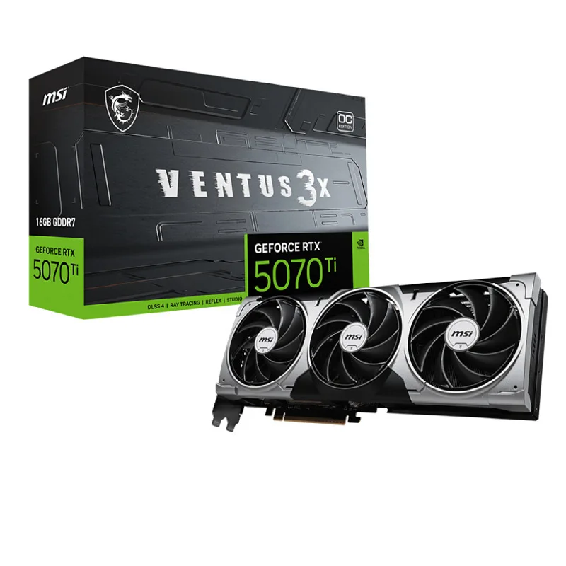 

RTX5070Ti 16G VENTI 3X OC gaming graphics card