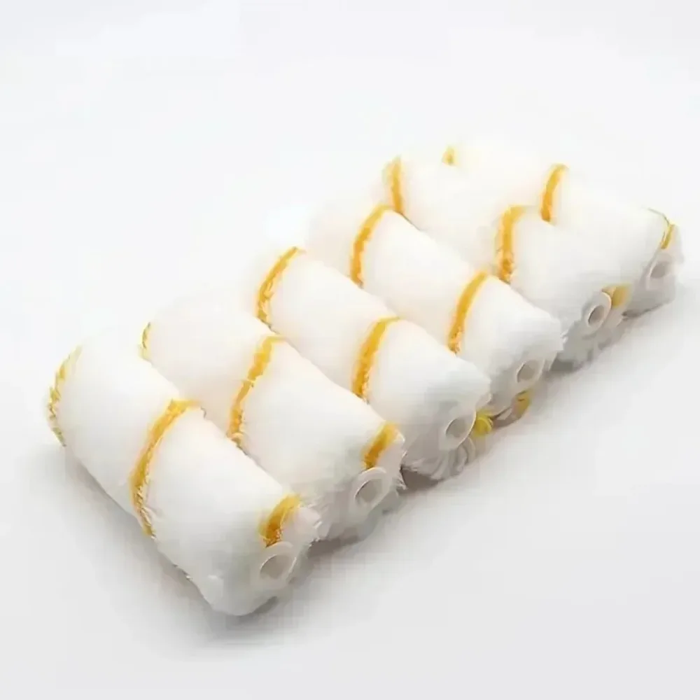 11PCS Paint Roller Kit Small Thumb & Corner Rollers Latex Brush Polyester Blend Covers with Roller Bracket for Home Improvement