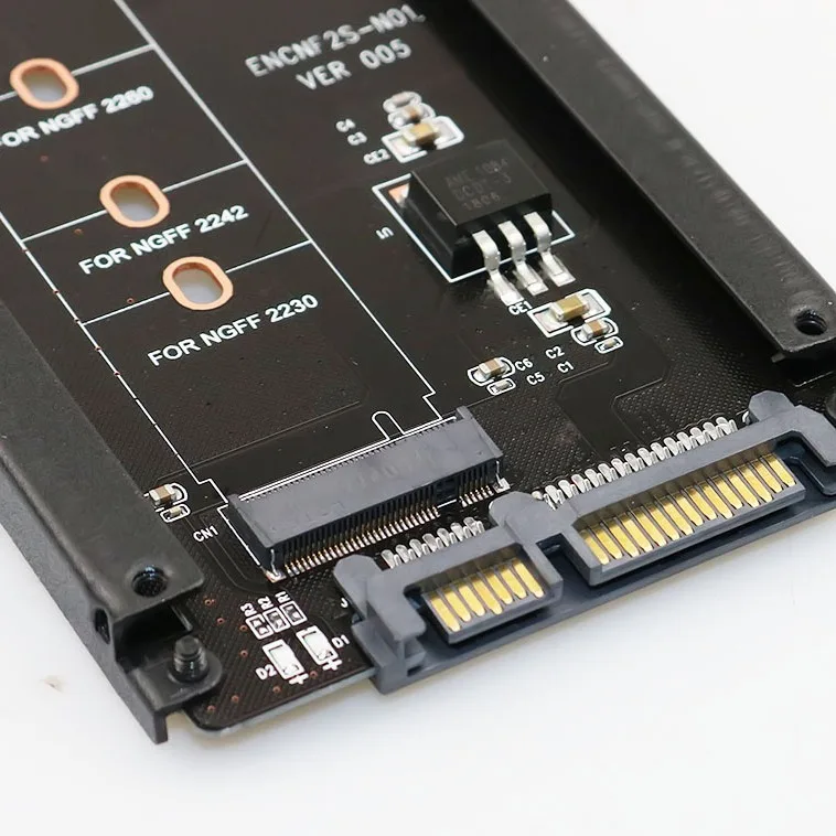 SATA3.0 to M.2 expansion card B-key computer SSD solid state drive NGFF interface conversion does not support NVMe