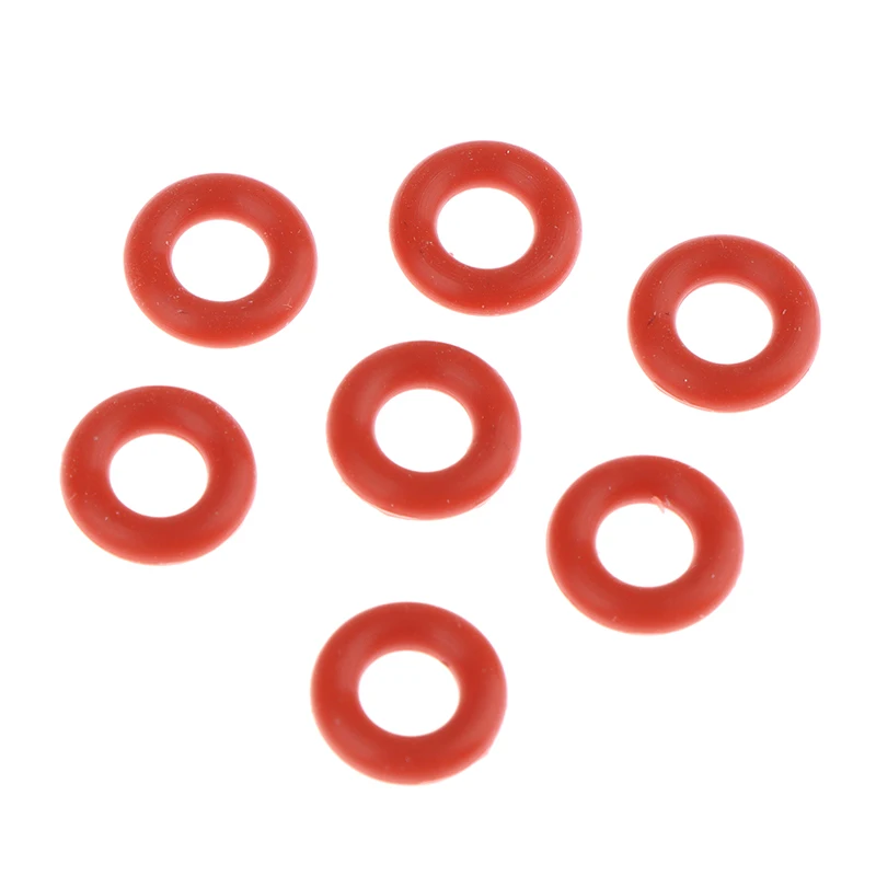 New 10 Pcs O-rings Food Grade Silicone For Coffee Machine Pressure Tube O Sealing Washer Red VMQ Repair Box Assortment Kit