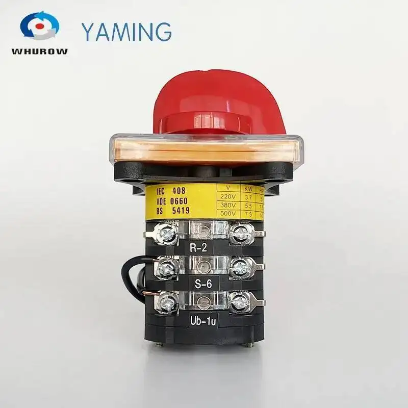 Cam Switch 3 Position 3 Phases 20A Forward-Reverse Selector Rotary Changeover Main Switches Motor Control Circuit T-16EXF64D-3