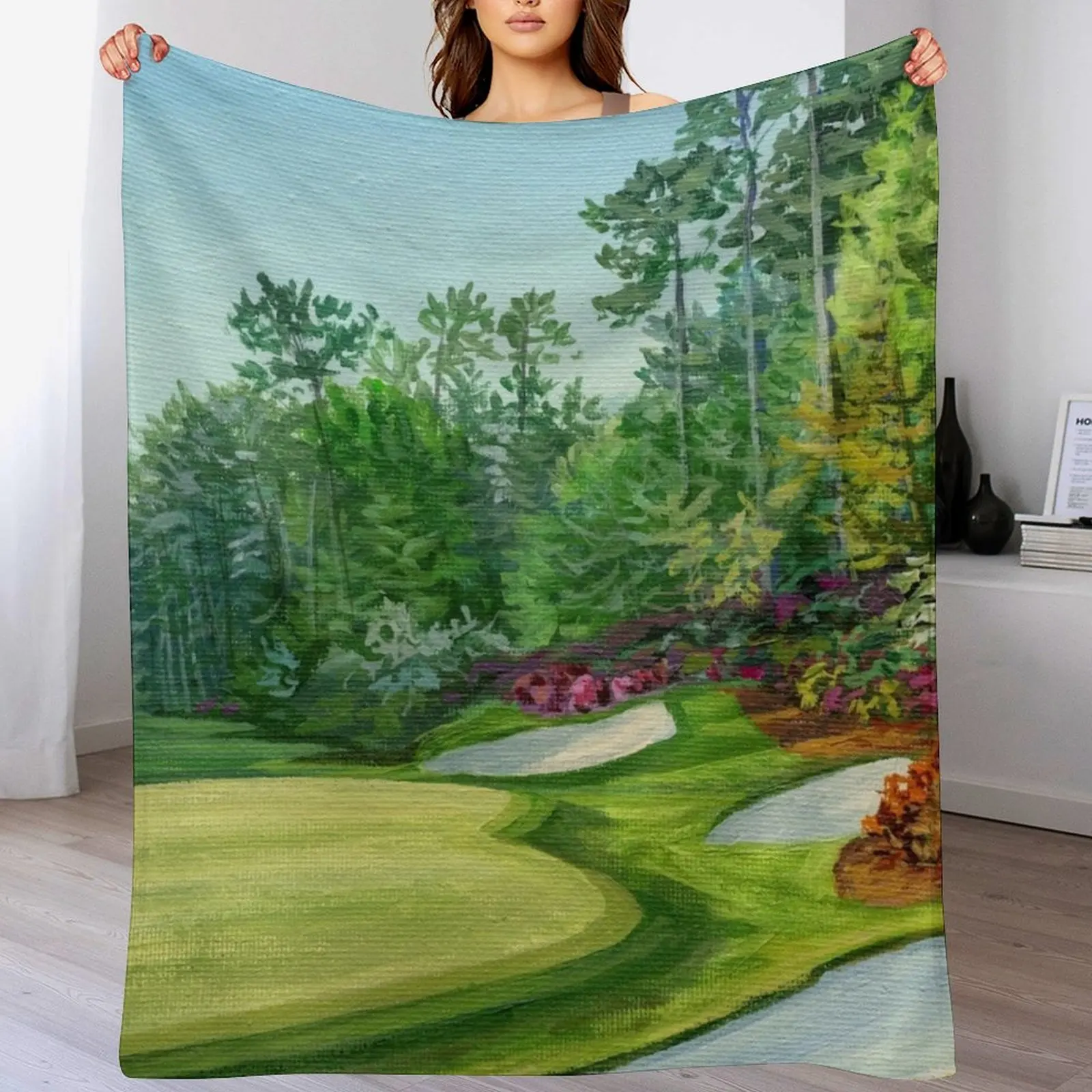 

Augusta No. 13 Throw Blanket Loose Camping Luxury Throw Plaid Blankets