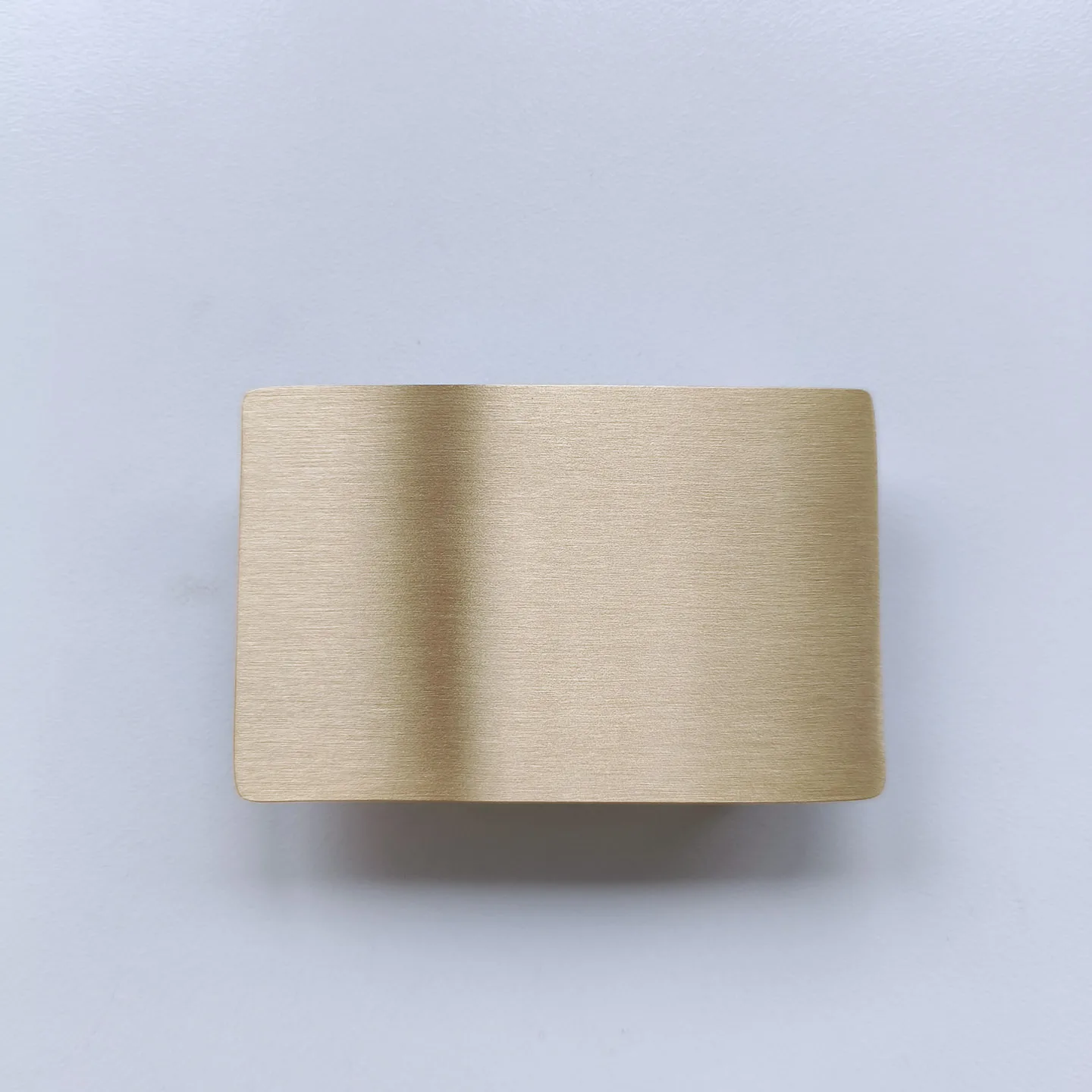 Solid brass rectangular custom inner belt buckle BUCKLE-BS019BP