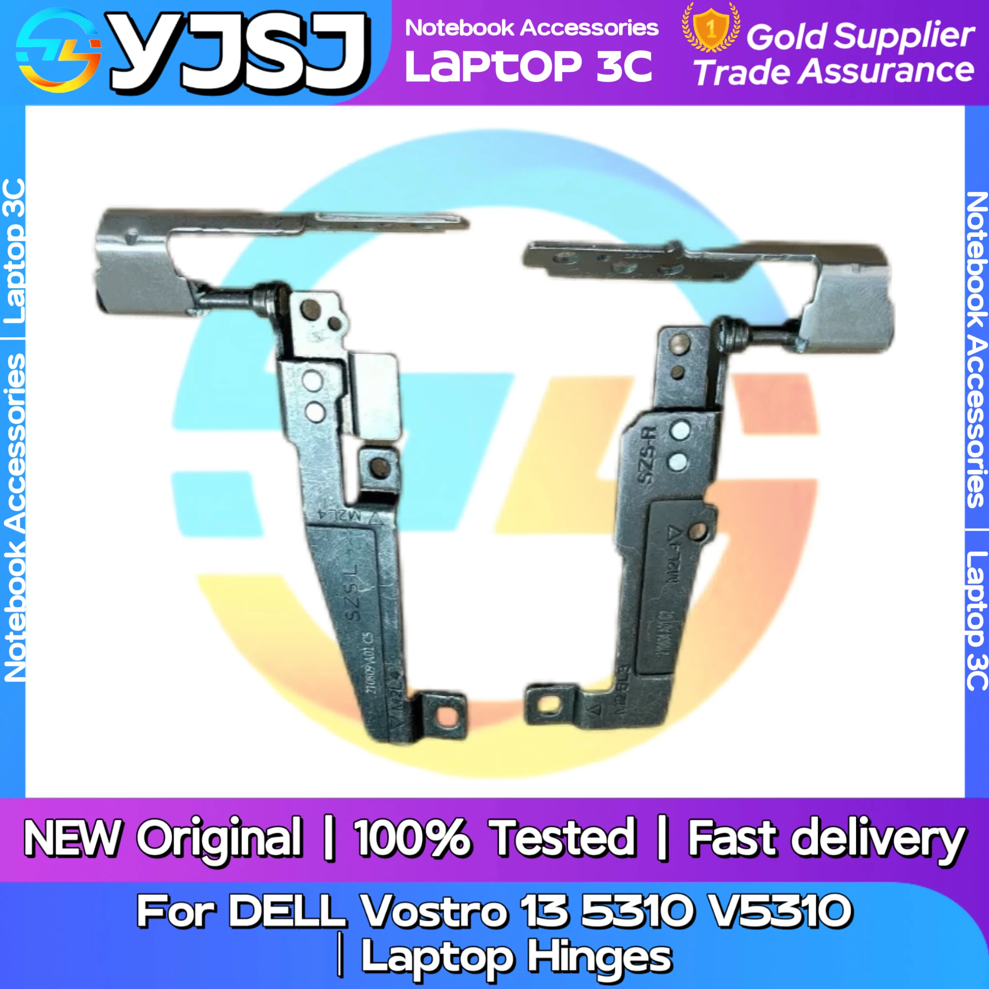 New Original Laptop Notebook Hinges For DELL Vostro 13 5310 V5310 built-in left and right Hinges LCD Screen Hinge LCD shaft