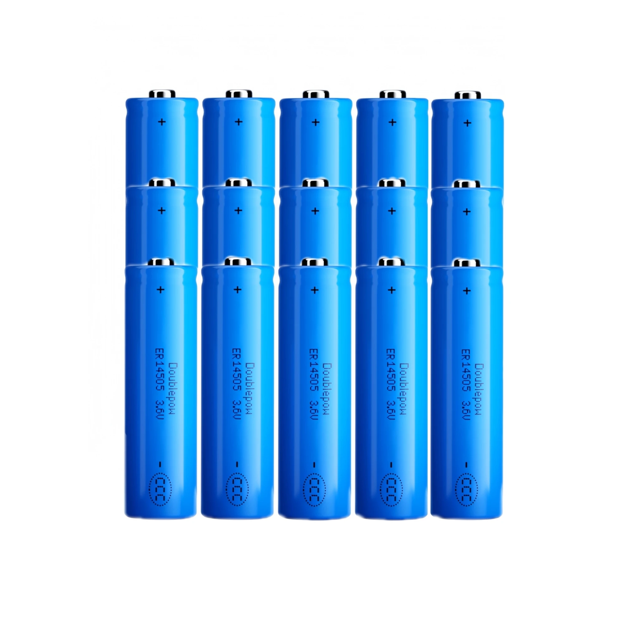 

15PCS ER14505 3.6V 2400mAh Non-Rechargeable Lithium Battery For Smart water meter Sprayer Heat Meter Automated instrumentation