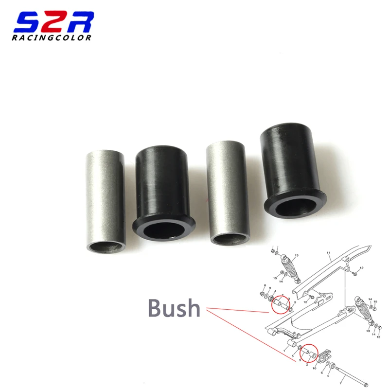 Motorcycle Shaft Pivot Bush for YAMAHA YBR YBR YB 125 YB125Z 125CC dirt bike Rear Arm CompFrame axle Bushings