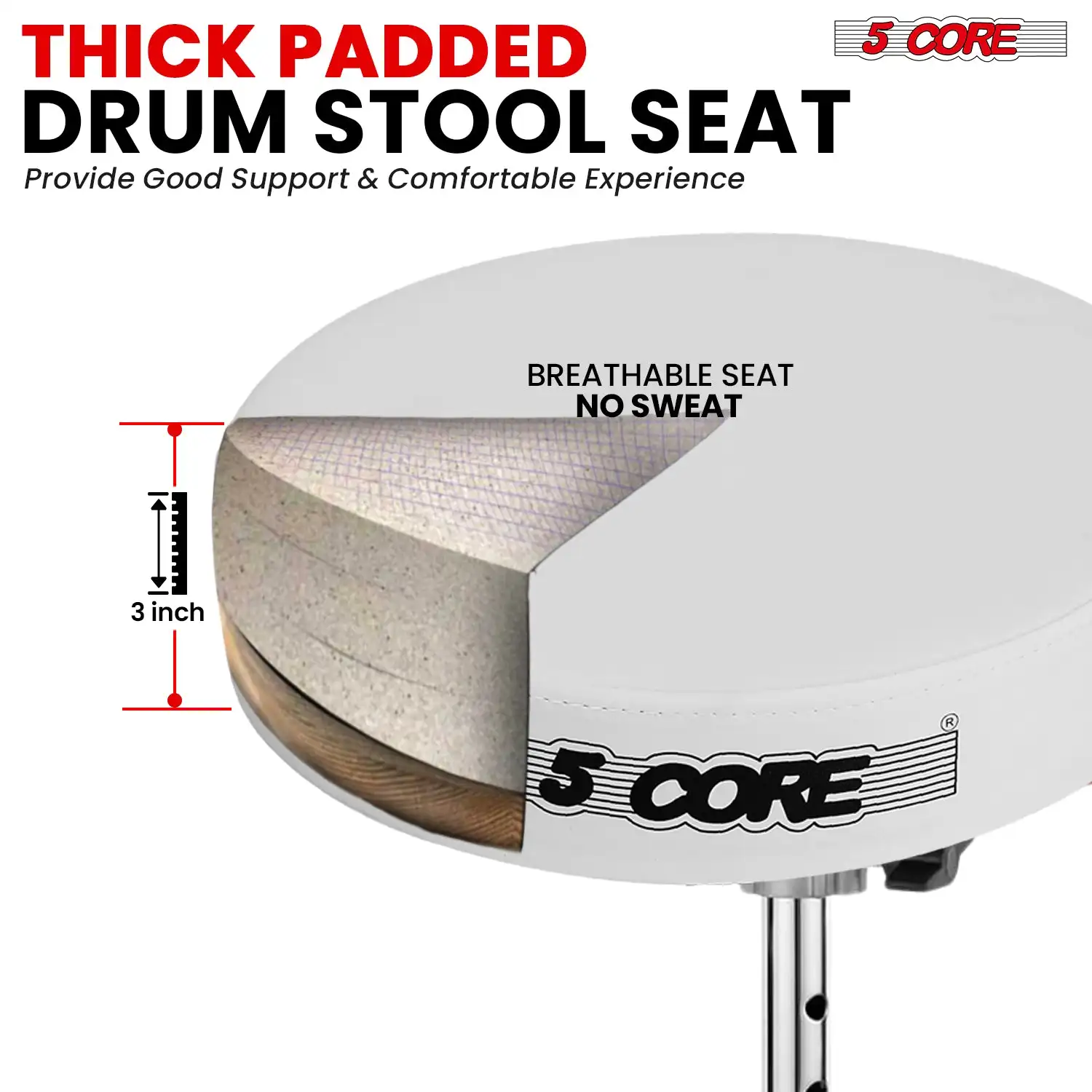 5 Core Drum Throne 3