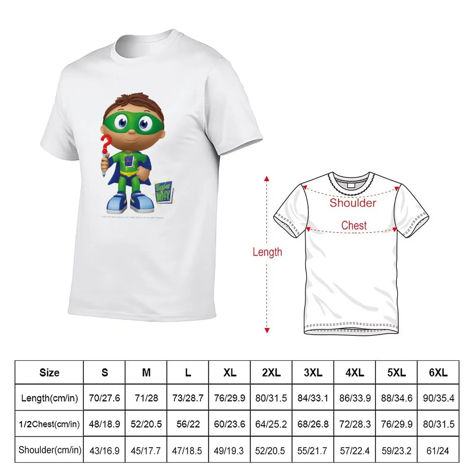 New SuperWHY! Whyatt Beanstalk aka Super Why! T-Shirt vintage t shirt funny t shirt plain black t shirts men