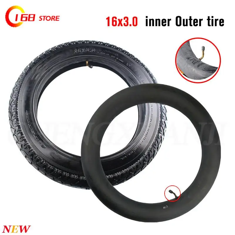 Good Reputation Electric Bicycle Tires 16x3.0 Inch Electric Bicycle Tire With Good Quality Bike Tyre Whole Sale Use
