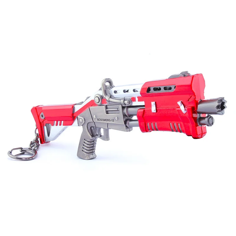 Fortnite jeu périphérique modèle jouet Anime dessin animé porte-clés sac à dos pendentif décoration voiture porte-clés enfants anniversaire cadeau de noël