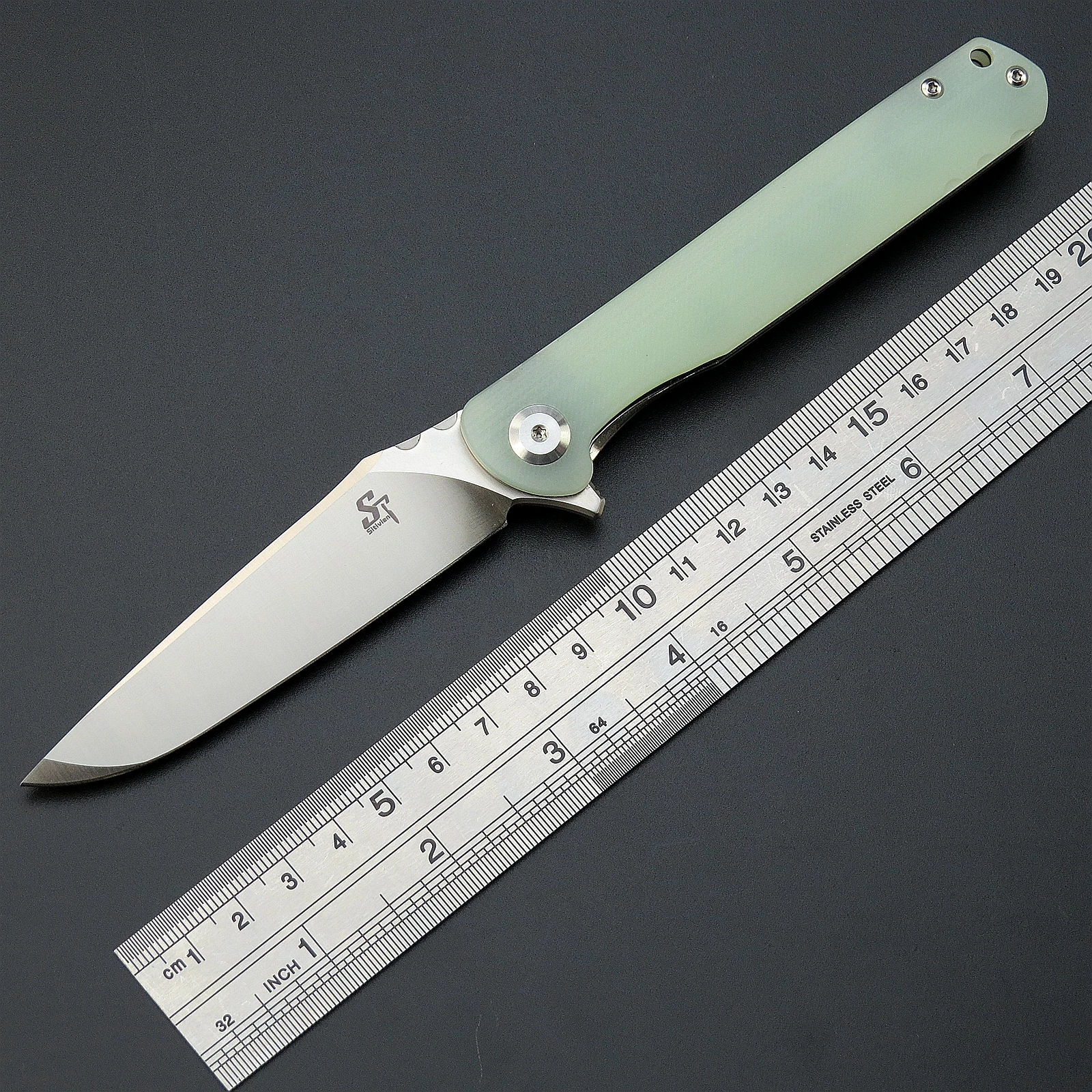 

Sitivien ST101 Folding Pocket Knife D2 Steel Blade G10 Handle EDC Tool Knives for Outdoor Camping Hiking Survival Collection