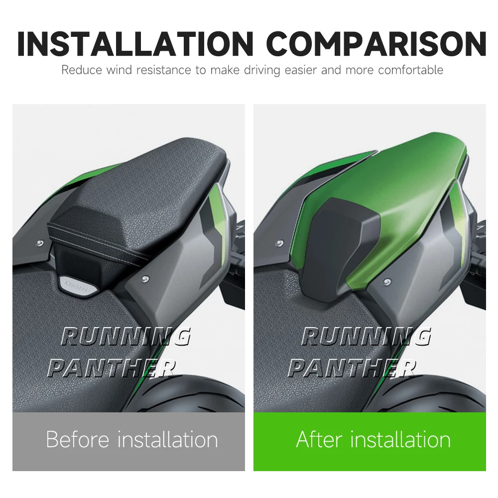 

New Motorcycle Rear Seat Cover Cowl Fairing Passenger Pillion Tail Back For Kawasaki Z900 SE 2025-