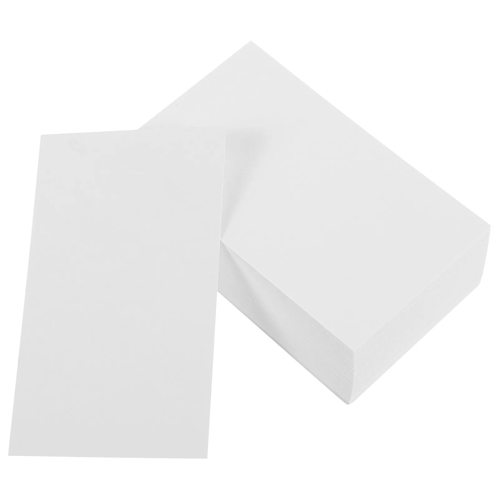 

200pcs Blank Cards Unlined Business Card Paper Note Cards Bulk DIY Smooth Surface Small Notebook Word Flash Studying Scratch