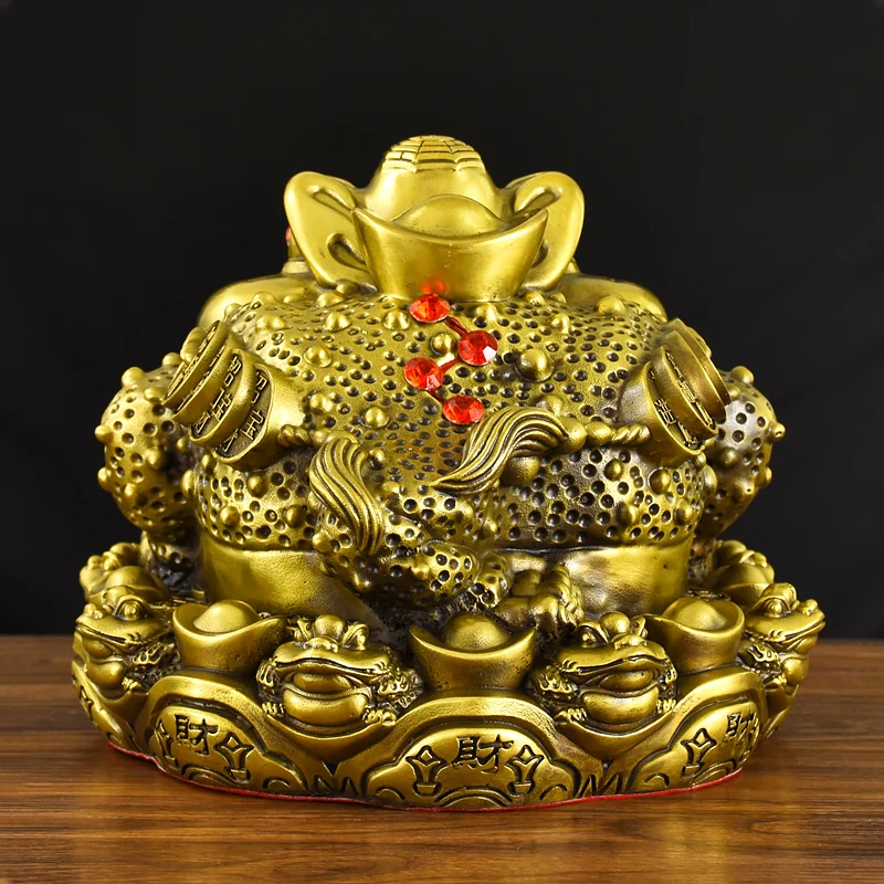 2023 جديد آسيا الأعمال ازدهار جلب الثروة المال حسن الحظ متجر المنزل شركة الثروة تشاو كاي جين تشان تمثال التميمة