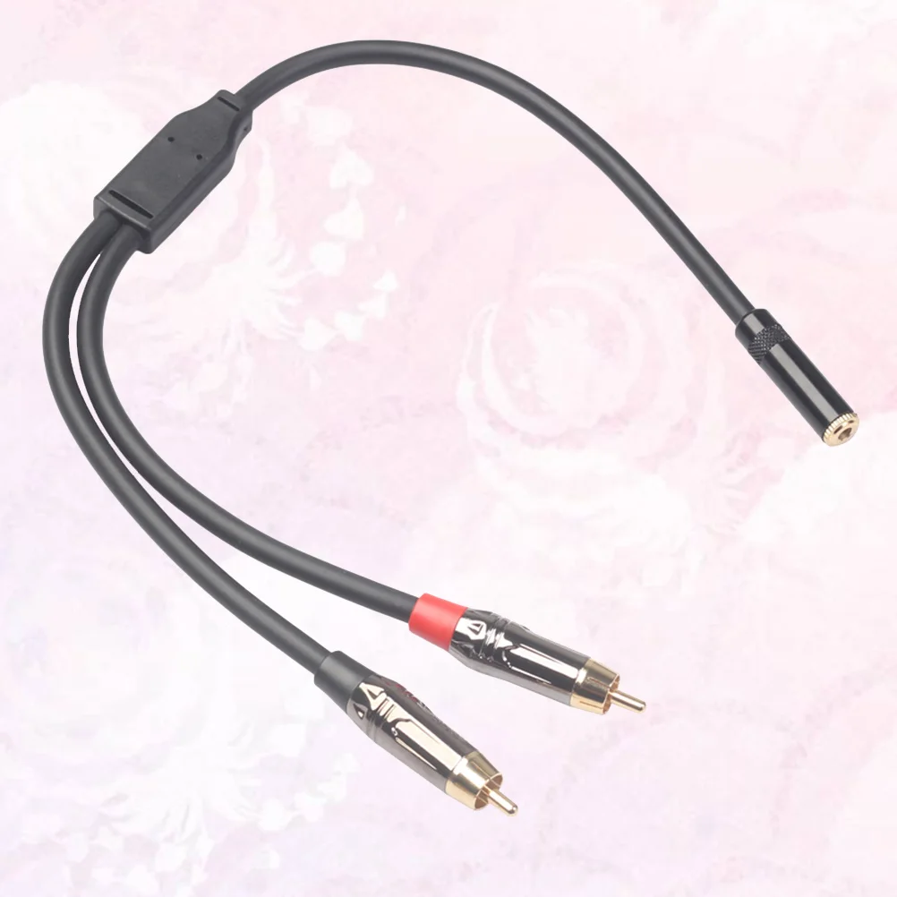 

0.3m Audio Adapter Female to Male 3.5mm Connector Gold Plated Zinc Aluminum Alloy Shell for Computer Speaker Subwoofer