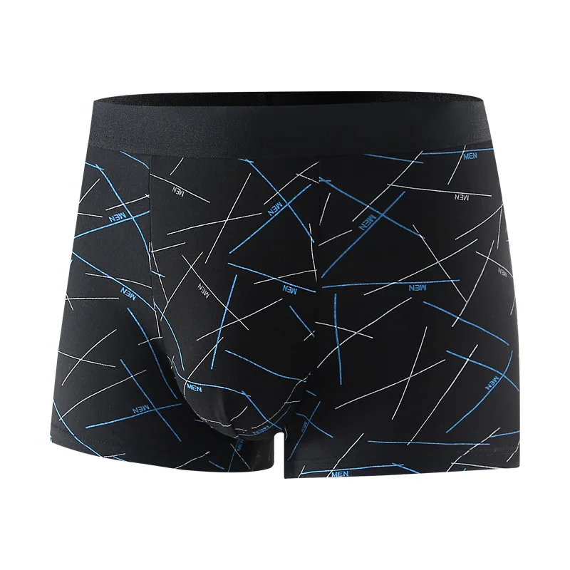 Herenondergoed Boxers voor heren Jeugd Boxers met middelhoge taille Grote broek Shorts Hoofdboxershorts Mannelijke comfortabele onderbroek