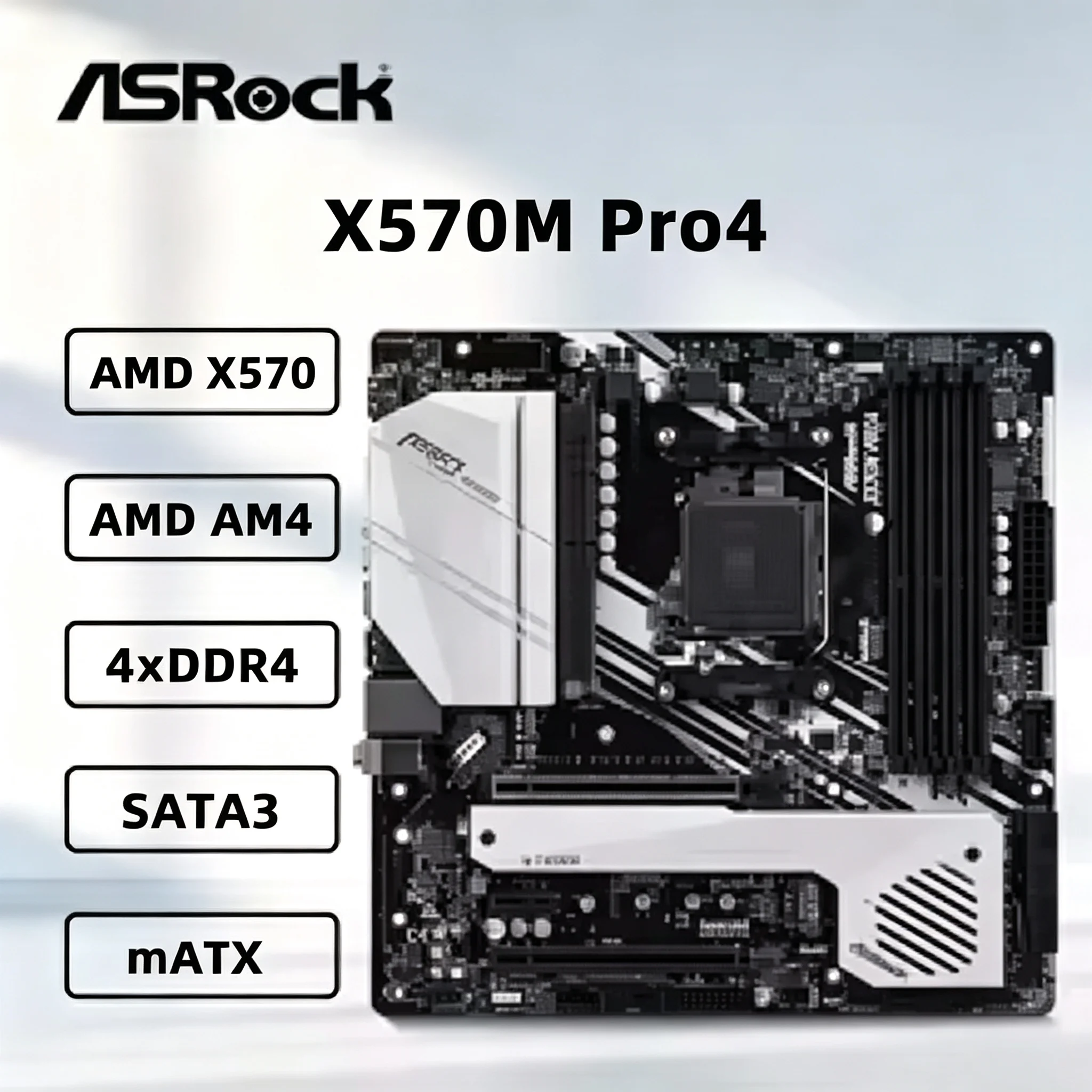 Asrock X570M Pro 4 - AliExpress