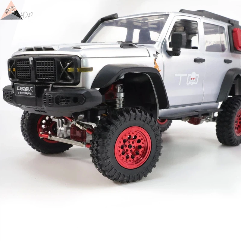 

1.55 Inch (70*25mm) CNC Alloy Beadlock Wheels & Tires Set Universal for MN WPL Feiyue 1/12 RC Crawler Truck